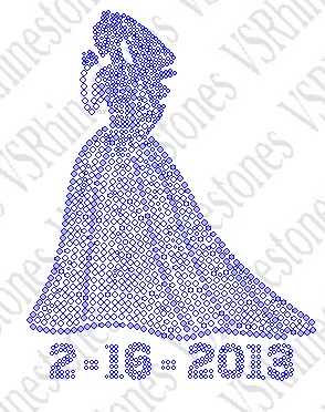 Bride To Be - Personalized Rhinestone Car Decal